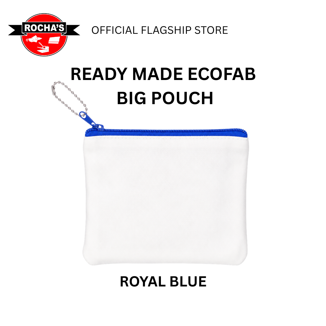 ROCHAS POUCH MADE WITH ECOFAB FABRIC - 8"x6"