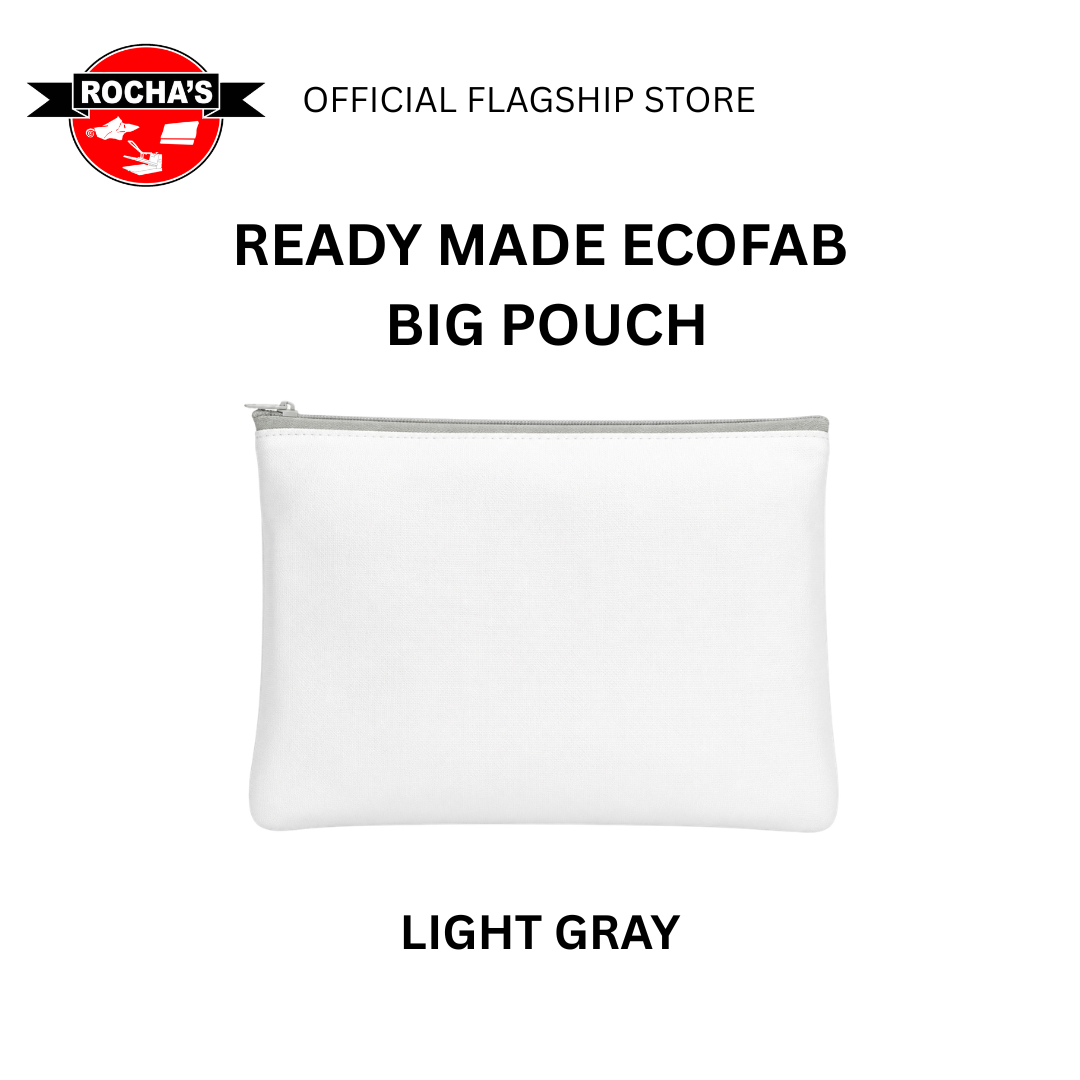 ROCHAS POUCH MADE WITH ECOFAB FABRIC - 8"x6"