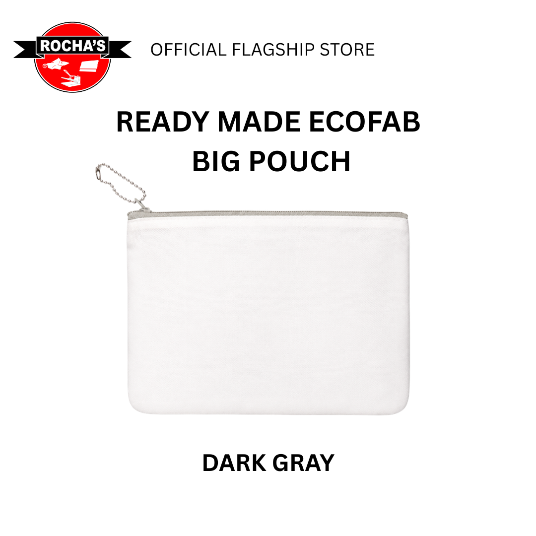 ROCHAS POUCH MADE WITH ECOFAB FABRIC - 8"x6"