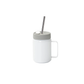 ULTIMA STAINLESS STEEL MASON JAR w/ HANDLE AND SILICONE LID - 160 OZ