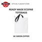 ROCHAS TOTEBAG MADE WITH DURAMAX FABRIC - 15"X12.5"