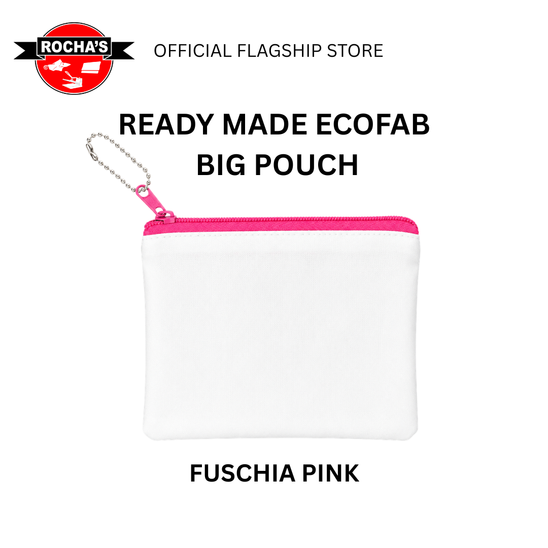 ROCHAS POUCH MADE WITH ECOFAB FABRIC - 8"x6"