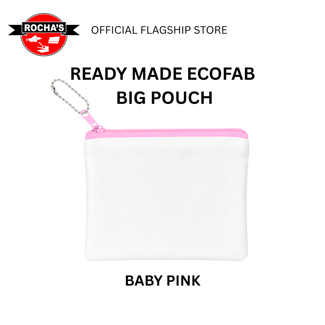 ROCHAS POUCH MADE WITH ECOFAB FABRIC - 8"x6"