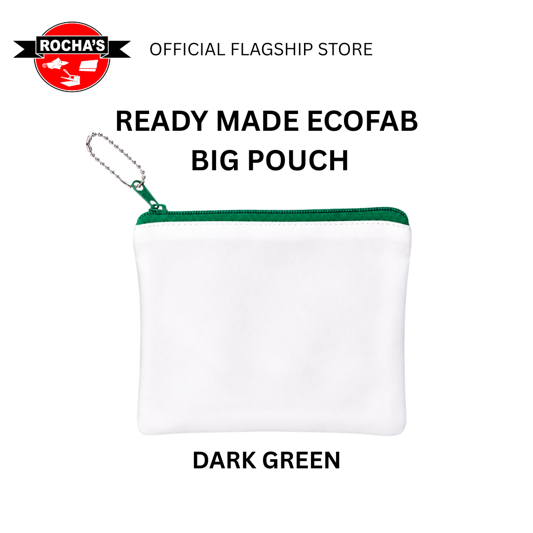 ROCHAS POUCH MADE WITH ECOFAB FABRIC - 8"x6"