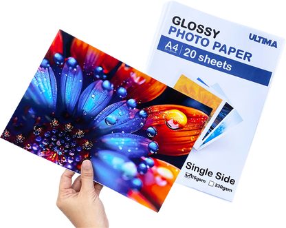 ULTIMA INJKET PHOTO PAPER ( GLOSSY & MATTE ) A4