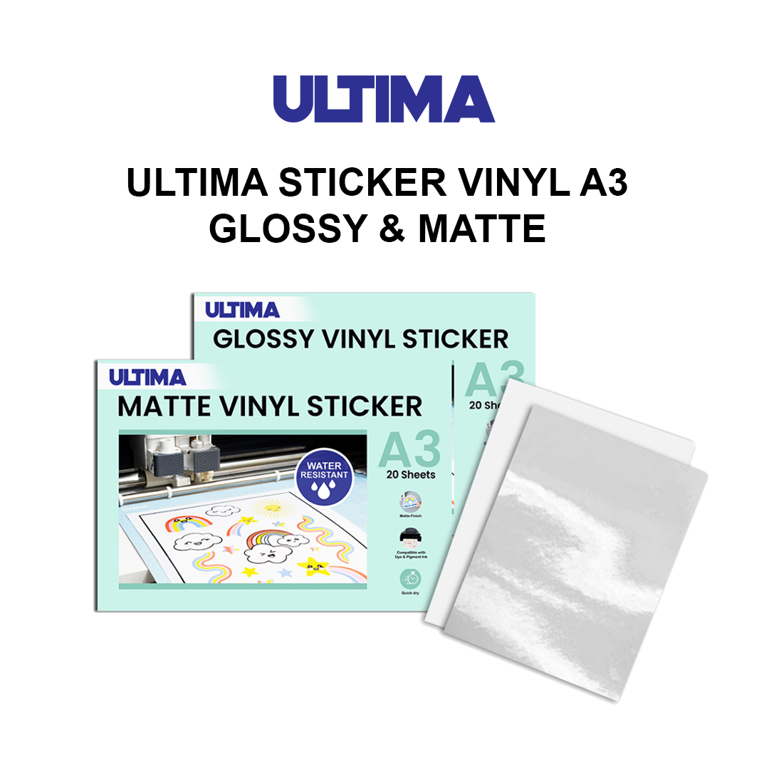 ULTIMA STICKER VINYL GLOSSY & MATTE A3