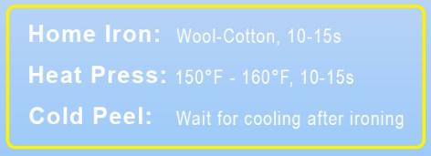 ULTIMA PVC HEAT TRANSFER VINYL - PER METER