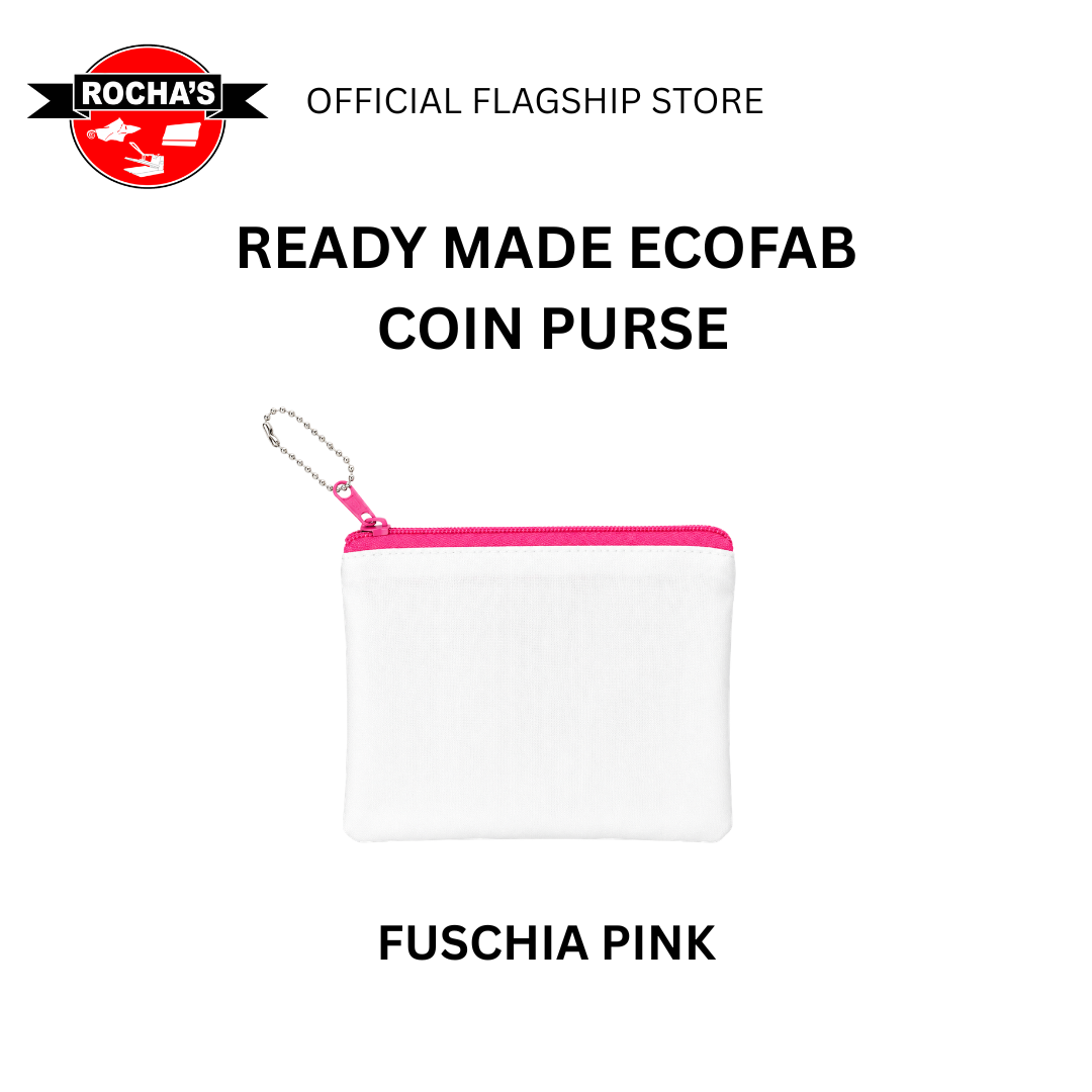 ROCHAS COIN PURSE MADE WITH ECOFAB FABRIC (BONEWHITE) - 3.5"x5"