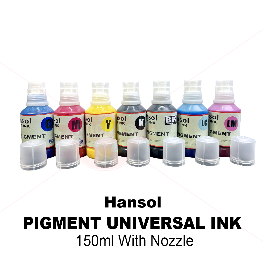HANSOL PIGMENT INKS (NOZZLE) TYPE - 150 ML