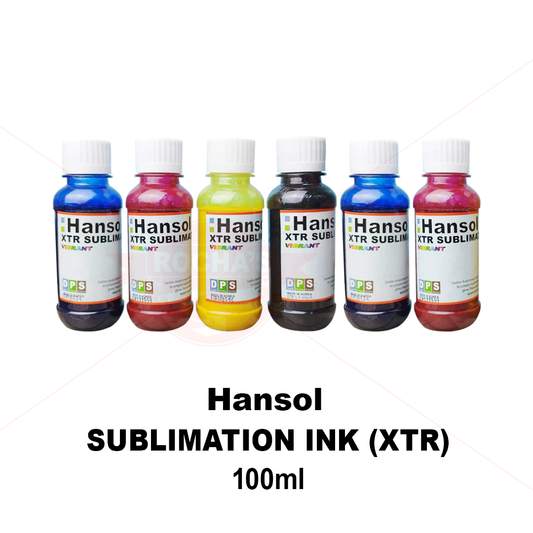HANSOL SUBLIMATION INKS (XTR SERIES) - 100 ML