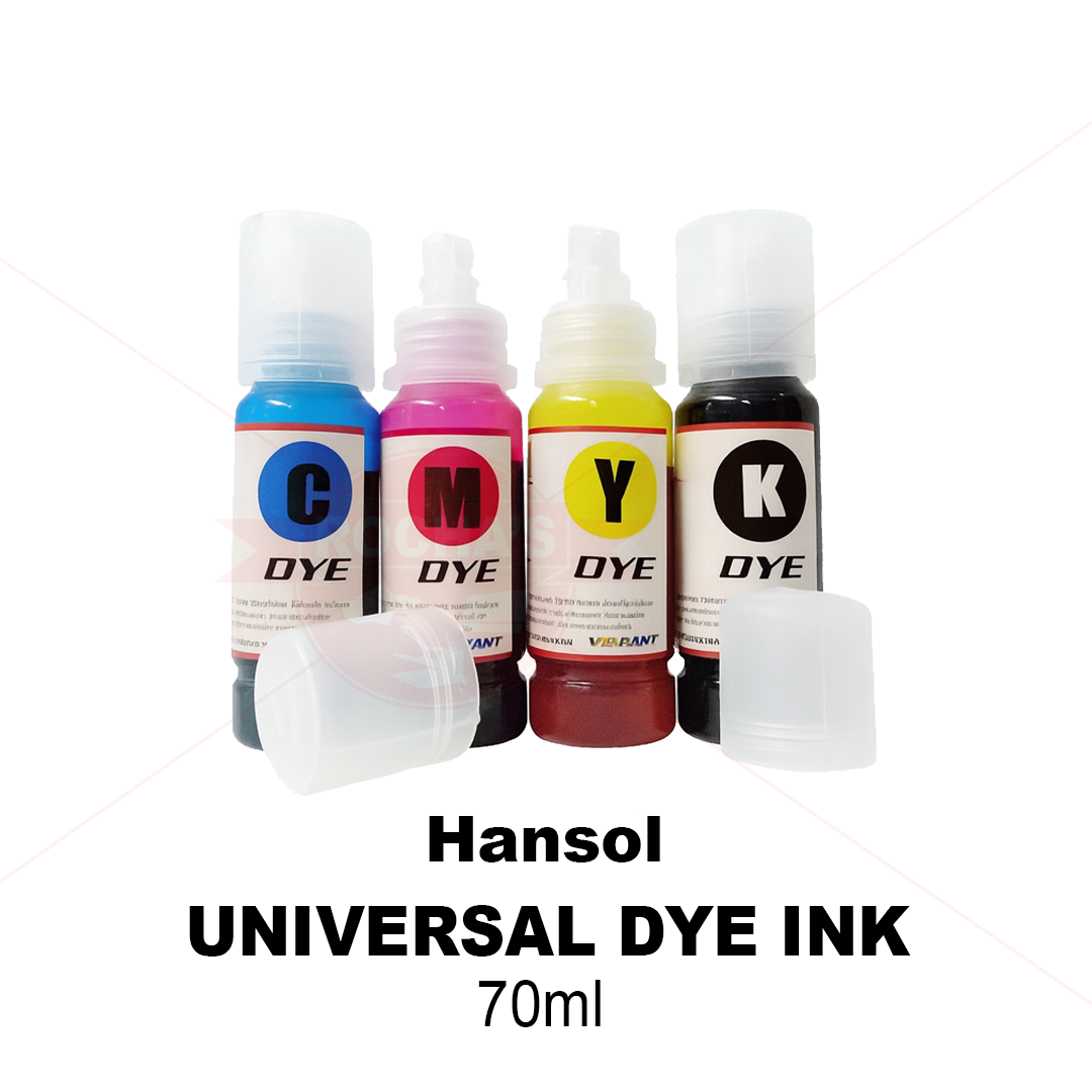 HANSOL UNIVERSAL DYE INK (NOZZLE) TYPE - 70 ML