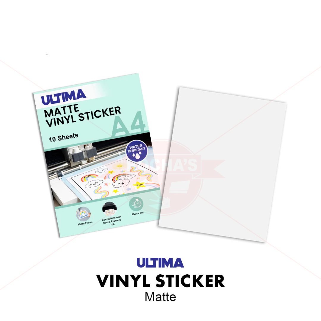 ULTIMA STICKER VINYL WATER RESISTANT - MATTE