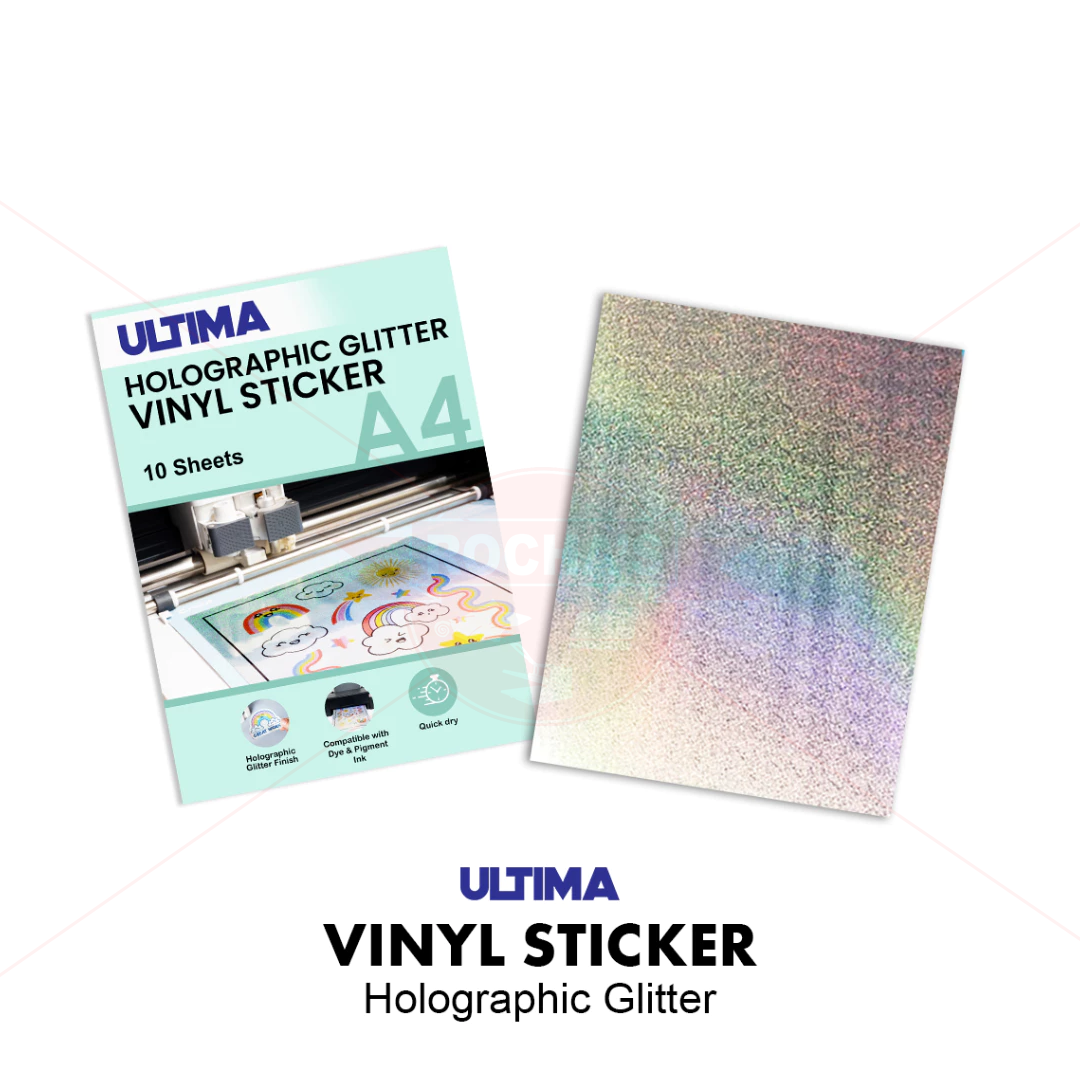 ULTIMA STICKER PAPER - HOLOGRAPHIC GLITTER