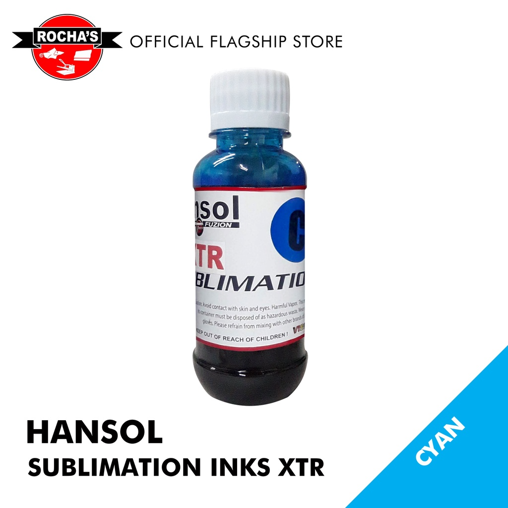 HANSOL SUBLIMATION INKS (XTR SERIES) - 100 ML