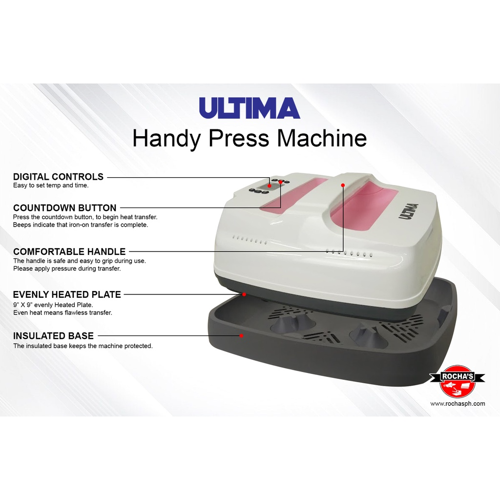 ULTIMA HANDY PRESS MACHINE - With FREEBIES