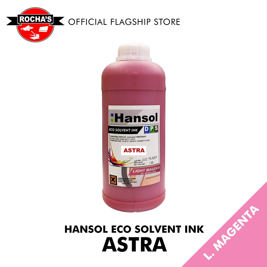 HANSOL ECO SOLVENT INK (ASTRA SERIES) - 1 LITER