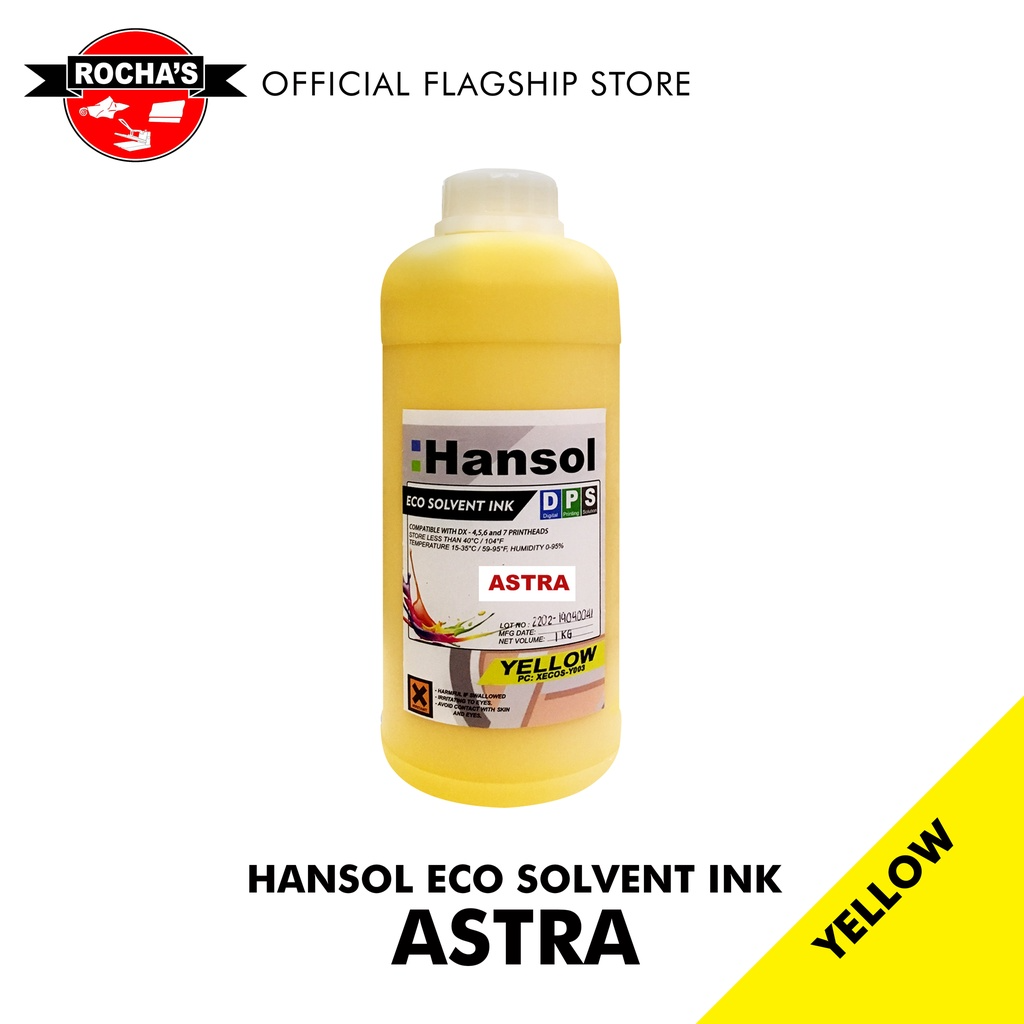 HANSOL ECO SOLVENT INK (ASTRA SERIES) - 1 LITER