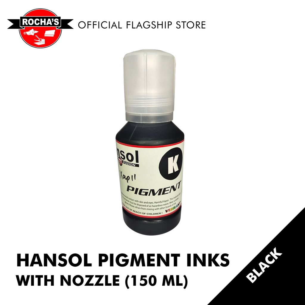 HANSOL PIGMENT INKS (NOZZLE) TYPE - 150 ML