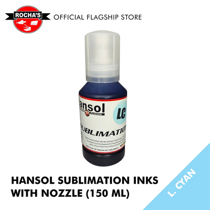 HANSOL PREMIUM SUBLIMATION INKS (NOZZLE TYPE) - 150 ML