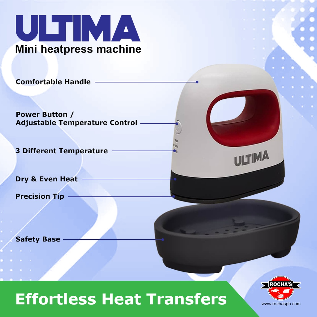 ULTIMA MINI HEAT PRESS MACHINE - With FREEBIES