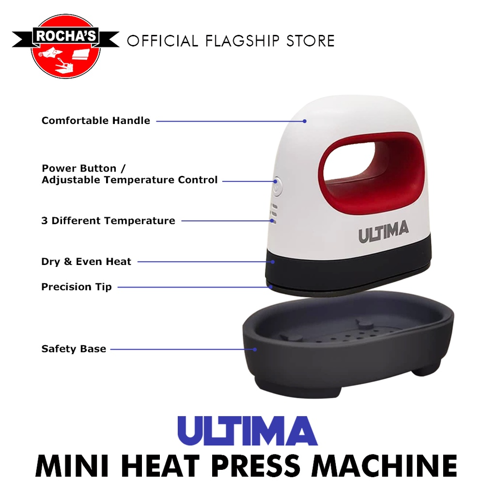 ULTIMA MINI HEAT PRESS MACHINE - With FREEBIES