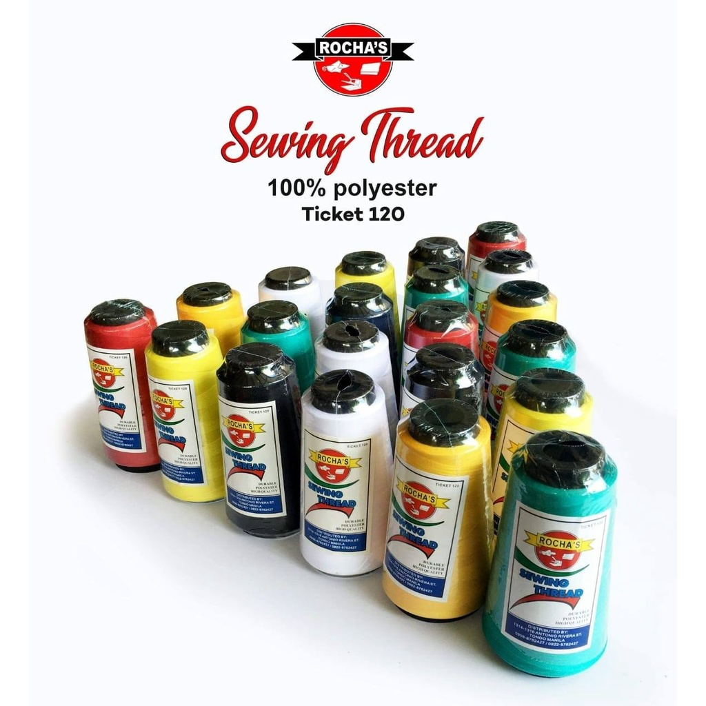 ROCHAS UNIVERSAL SEWING THREAD -  3000 METERS/TICKET 120 (SEWING ACCESSORIES)