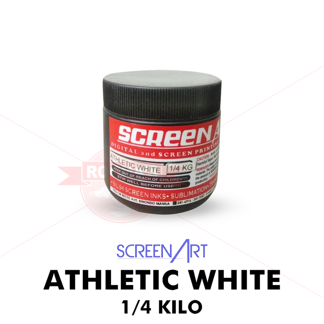 SCREENART ATHLETIC WHITE BASE INK - VNT INK (SCREEN PRINTING)
