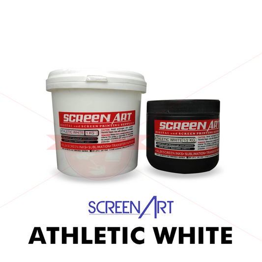 SCREENART ATHLETIC WHITE BASE INK (VNT INK) - 1/4 KILO (SCREEN PRINTING)