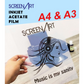 SCREENART ACETATE INKJET FILM A3 SIZE - PER PACK (SCREEN PRINTING)