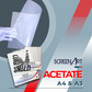 SCREENART ACETATE INKJET FILM A3 SIZE - PER PACK (SCREEN PRINTING)
