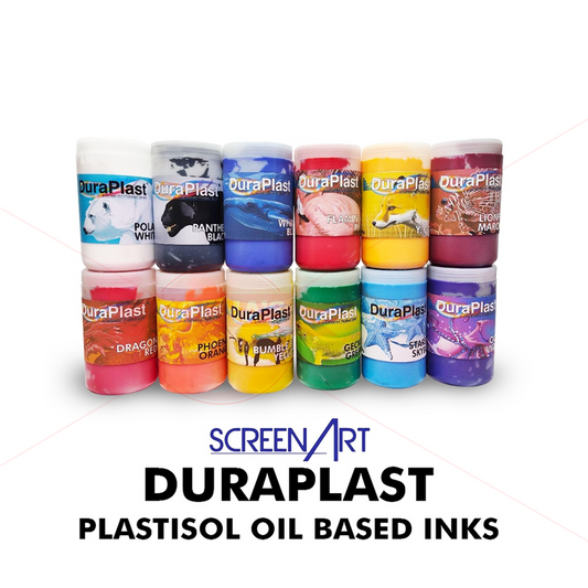 SCREENART DURAPLAST PLASTISOL OIL BASED INKS (SCREEN PRINTING)