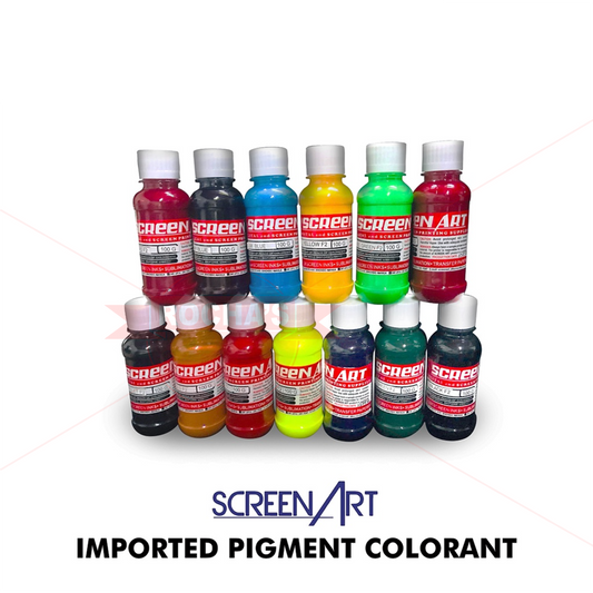 SCREENART PIGMENT COLORANT WATER-BASED INKS - 100 ML (SCREEN PRINTING)