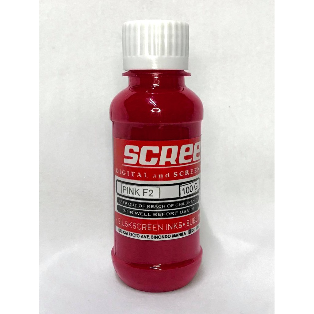 SCREENART PIGMENT COLORANT WATER-BASED INKS - 100 ML (SCREEN PRINTING)