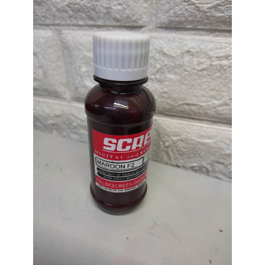 SCREENART PIGMENT COLORANT WATER-BASED INKS - 100 ML (SCREEN PRINTING)