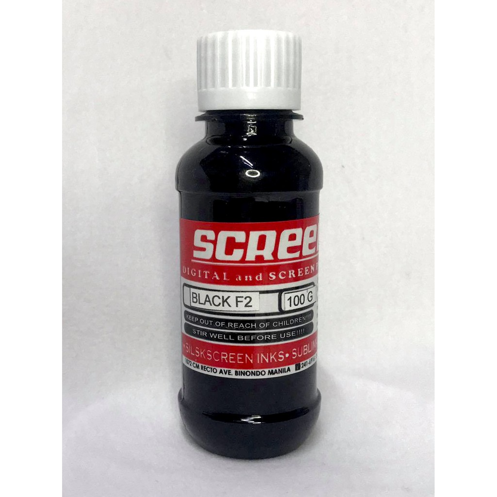 SCREENART PIGMENT COLORANT WATER-BASED INKS - 100 ML (SCREEN PRINTING)
