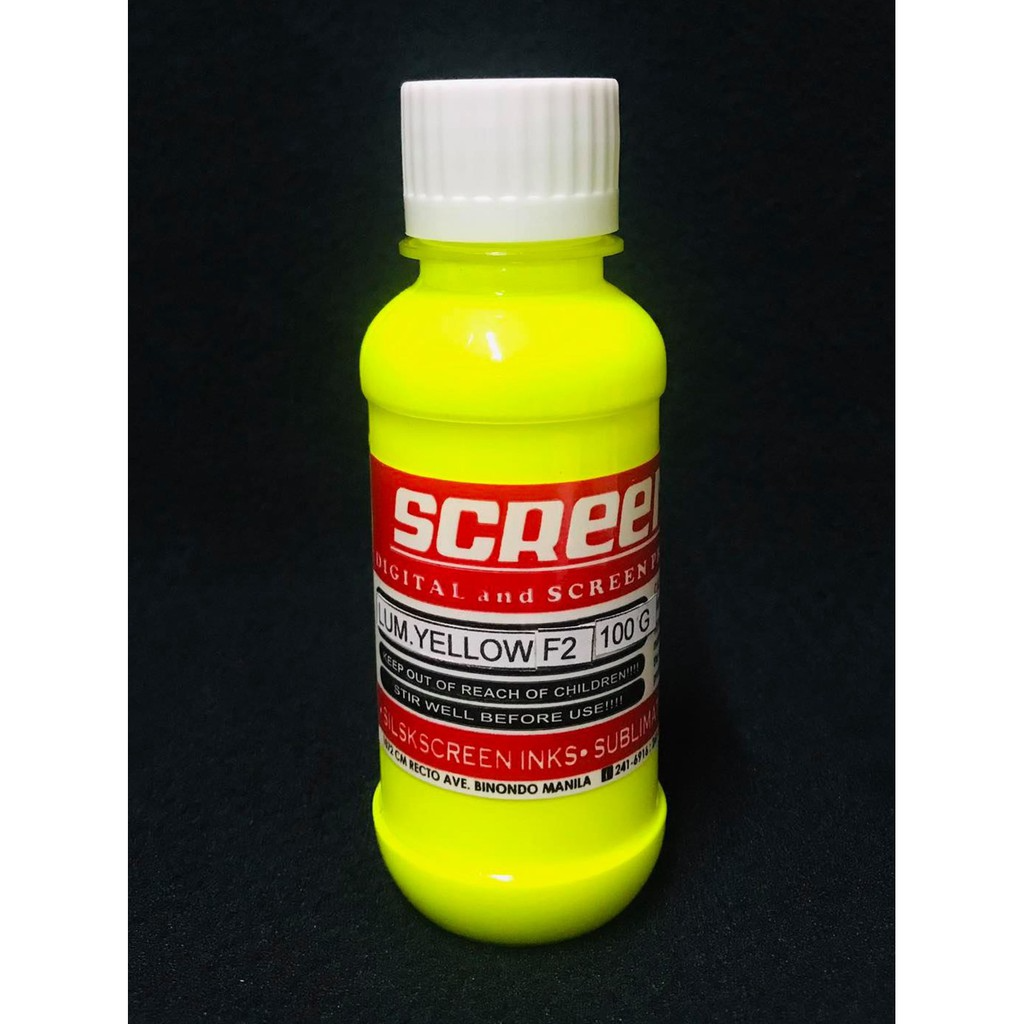 SCREENART PIGMENT COLORANT WATER-BASED INKS - 100 ML (SCREEN PRINTING)