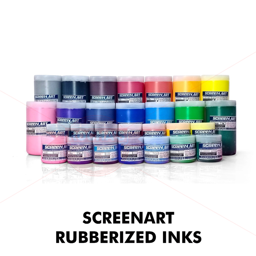 SCREENART RUBBERIZED WATER-BASED INKS (SCREEN PRINTING)
