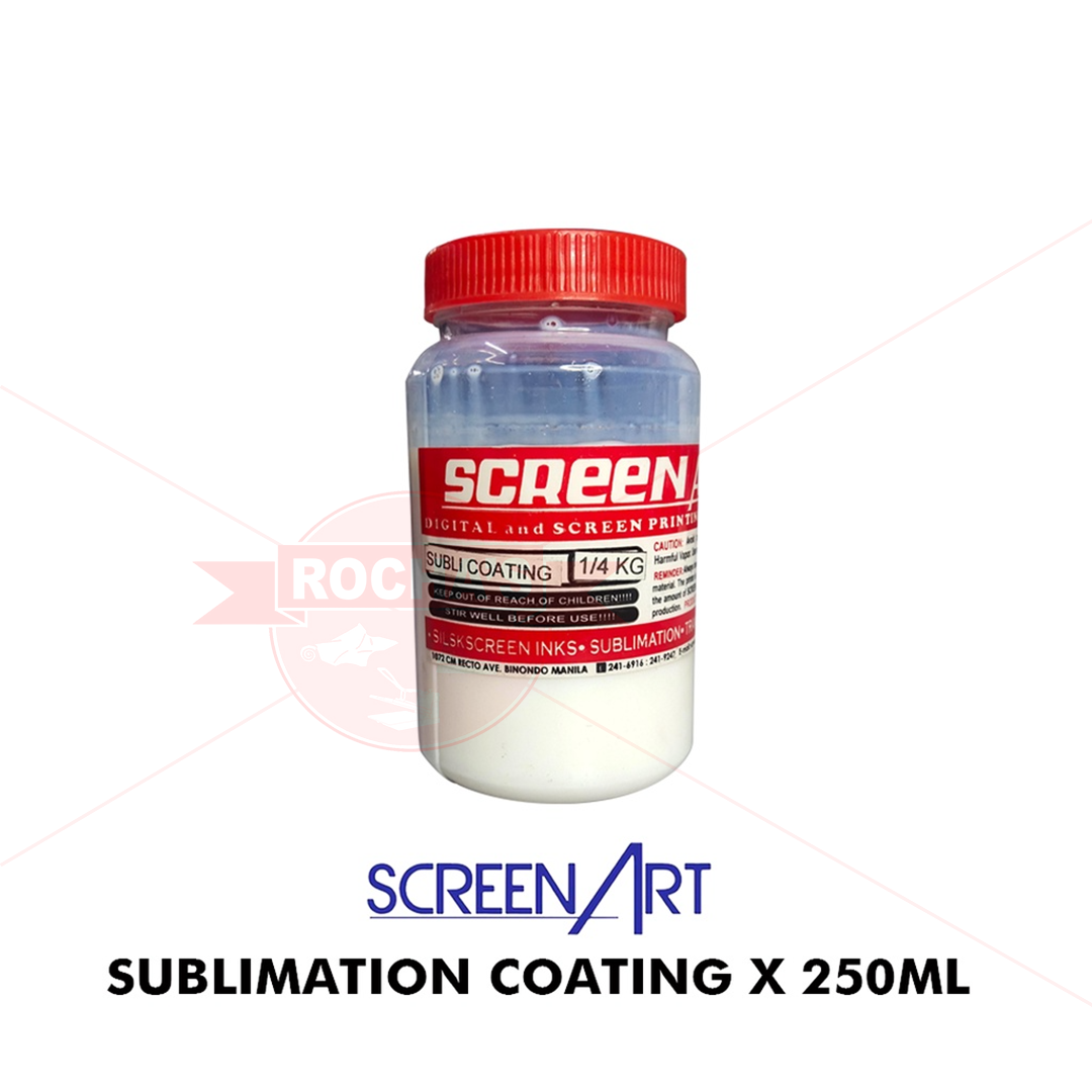 SCREENART SUBLIMATION COATING - 250ML (SCREEN PRINTING)