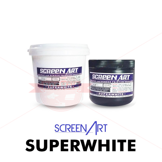 SCREENART SUPERWHITE (AW) WATER-BASED INKS BASE (SCREEN PRINTING)