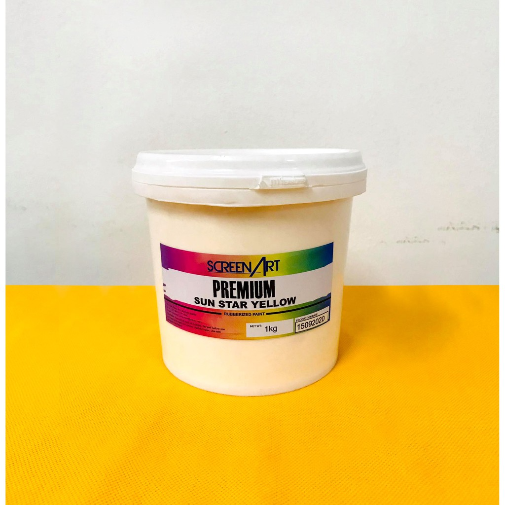 SCREENART PREMIUM COLORS WATER-BASED INKS - 1000GRAMS (SCREEN PRINTING)