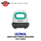 ULTIMA MINI HEAT PRESS MACHINE - With FREEBIES